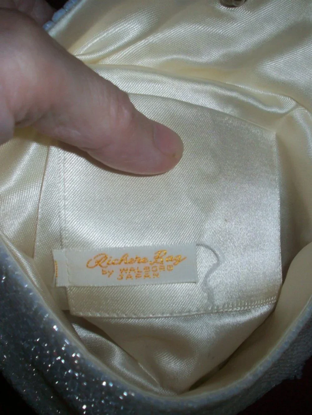 Vintage~Richere Bag~By Walborg~Beaded Clutch Bag~Made In Japan, flawed